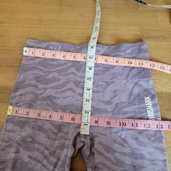 Gymshark Adapt Animal Seamless Gym Activewear Leggings Purple Zebra XS - Picture 12 of 13